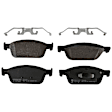 TRH1668 Front Premium Braking Series Semi-metallic Brake Pad Set