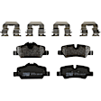 TRH1800 Rear Premium Braking Series Semi-metallic Brake Pad Set