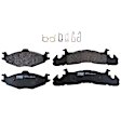 TRM0259 Front Premium Braking Series Semi-metallic Brake Pad Set