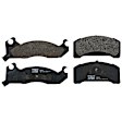 TRM0310 Front Premium Braking Series Semi-metallic Brake Pad Set