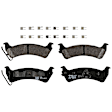 TRM0666 Rear Premium Braking Series Semi-metallic Brake Pad Set