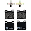TRM0709 Rear Premium Braking Series Semi-metallic Brake Pad Set