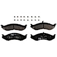 2001 Jeep Wrangler - Front Semi-metallic Brake Pad Set, 4.0L 6Cyl, Premium Braking Series