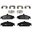 TRM0752 Front Premium Braking Series Semi-metallic Brake Pad Set