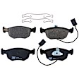 TRM0762AES Front Premium Braking Series Semi-metallic Brake Pad Set