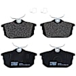 TRM0838 Rear Premium Braking Series Semi-metallic Brake Pad Set