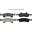 TRM0934 Front Premium Braking Series Semi-metallic Brake Pad Set