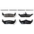 TRM1012 Rear Premium Braking Series Semi-metallic Brake Pad Set