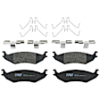 TRM1046 Rear Premium Braking Series Semi-metallic Brake Pad Set