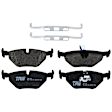 TRM1239 Rear Premium Braking Series Semi-metallic Brake Pad Set