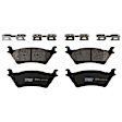 TRM1602 Rear Premium Braking Series Semi-metallic Brake Pad Set