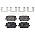 TRM1766 Rear Premium Braking Series Semi-metallic Brake Pad Set