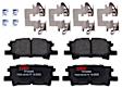 TXC0996 Rear Premium Braking Series Ceramic Brake Pad Set