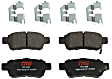 TXC1088 Rear Premium Braking Series Ceramic Brake Pad Set