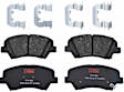 2016 Hyundai Veloster - Front Ceramic Brake Pad Set, Production Date To January 26 2015, Premium Braking Series