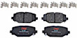 TXC1596 Rear Premium Braking Series Ceramic Brake Pad Set