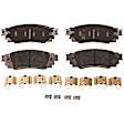 2019 Lexus ES300h - Rear Ceramic Brake Pad Set, 2.5L 4Cyl, Exclude Japan Built, OE Replacement Series