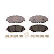 TXC2076 Front OE Replacement Series Ceramic Brake Pad Set
