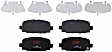 TXC2081 Rear Premium Braking Series Ceramic Brake Pad Set