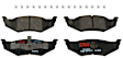 TXH0658 Rear Premium Braking Series Semi-metallic Brake Pad Set
