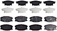 TXH0734 Premium Braking Series Semi-metallic Brake Pad Set