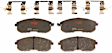 2015 Nissan Sentra - Front Semi-Metallic Brake Pad Set, Premium Braking Series
