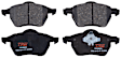 TXH0840A Front Premium Braking Series Semi-metallic Brake Pad Set