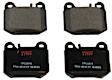 TXH0874 Rear Premium Braking Series Semi-metallic Brake Pad Set