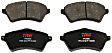 TXH0926 Front Premium Braking Series Semi-metallic Brake Pad Set