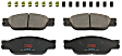 TXH0933 Front Premium Braking Series Semi-metallic Brake Pad Set