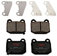 TXH0961 Rear Premium Braking Series Semi-metallic Brake Pad Set