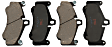 TXH0991 Premium Braking Series Semi-metallic Brake Pad Set