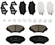 TXH1009 Front Premium Braking Series Semi-metallic Brake Pad Set