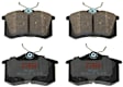 TXH1023 Rear Premium Braking Series Semi-metallic Brake Pad Set