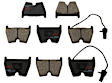 TXH1029ES Front Premium Braking Series Semi-metallic Brake Pad Set