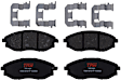 TXH1031 Front Premium Braking Series Semi-metallic Brake Pad Set