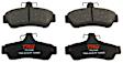 TXH1048 Rear Premium Braking Series Semi-metallic Brake Pad Set
