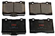 TXH1091 Front Premium Braking Series Semi-metallic Brake Pad Set