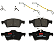 TXH1095 Rear Premium Braking Series Semi-metallic Brake Pad Set