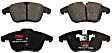 TXH1241 Front Premium Braking Series Semi-metallic Brake Pad Set