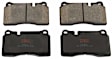 TXH1263 Front Premium Braking Series Semi-metallic Brake Pad Set