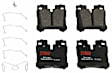 TXH1283 Rear Premium Braking Series Semi-metallic Brake Pad Set