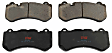 TXH1320 Front Premium Braking Series Semi-metallic Brake Pad Set