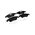 TXH1322 Front Premium Braking Series Semi-metallic Brake Pad Set