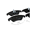 TXH1322 Front Premium Braking Series Semi-metallic Brake Pad Set