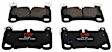 TXH1350 Rear Premium Braking Series Semi-metallic Brake Pad Set