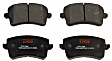 TXH1386 Rear Premium Braking Series Semi-metallic Brake Pad Set