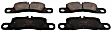 TXH1390 Rear Premium Braking Series Semi-metallic Brake Pad Set