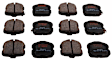 TXH1419 Front Premium Braking Series Semi-metallic Brake Pad Set