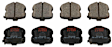 TXH1419A Rear Premium Braking Series Semi-metallic Brake Pad Set